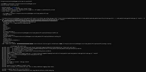 electron failed to install correctly|electron running postinstall script failed.